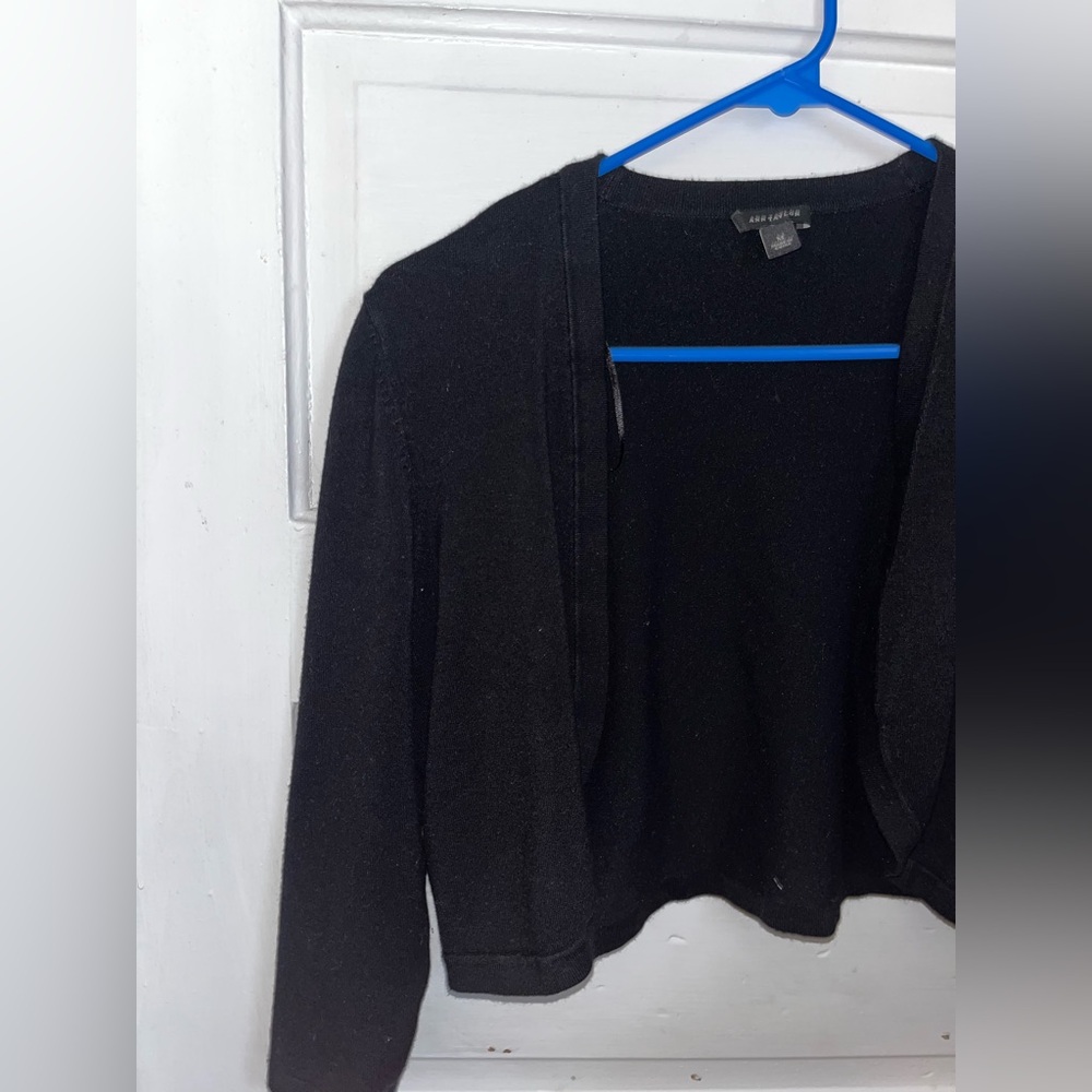 Ann Taylor Black Cropped Cardigan - Picture 5 of 5